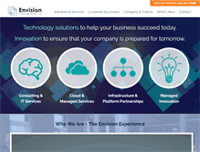 Tablet Screenshot of envisionsuccess.net
